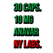 Anavar (oxandrolone) 10 mg 30 tabs NY